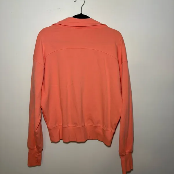 Old Navy Active Dynamic Fleece Half Zip Sweatshirt Size Large Tall Peach Nectar - Image 9
