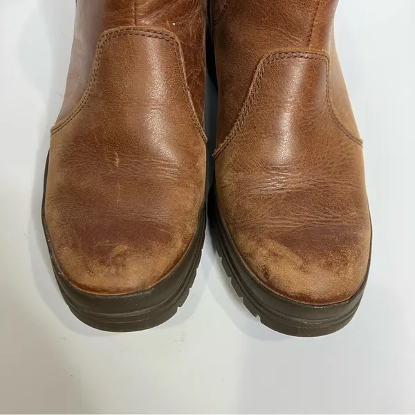 Merrell‎ city leaf Chelsea boots brown leather women’s size 7 casual neutral - Image 4