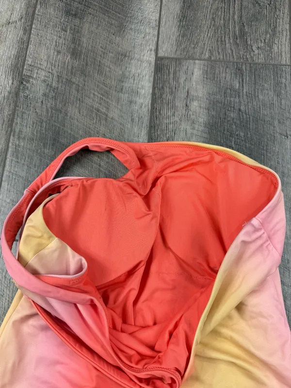 Aerie Coral Stripe One Piece Swimsuit - Image 11