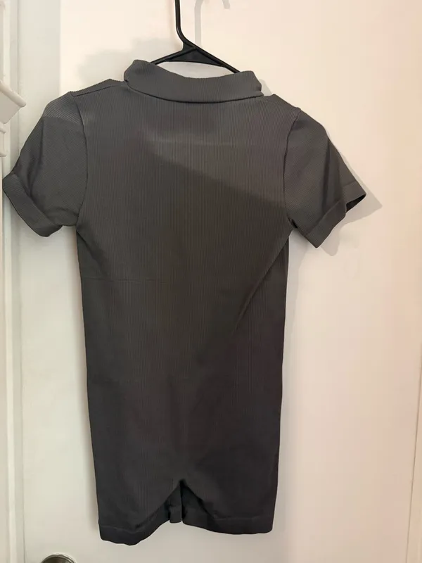 SheIn Grey red jumpsuit - Image 2