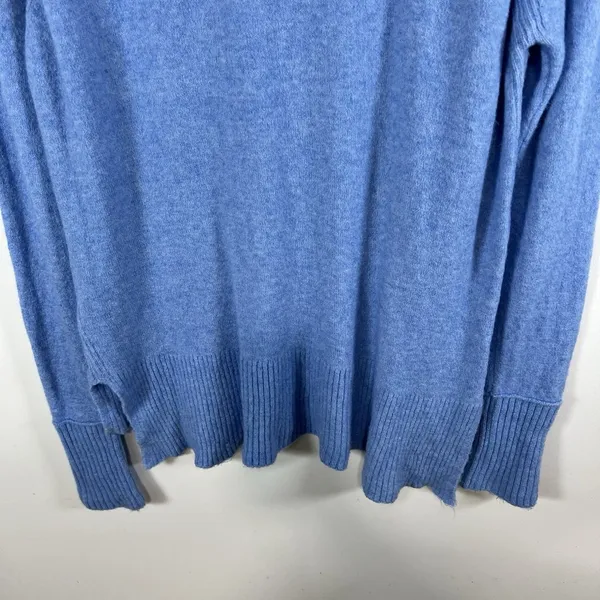 J. CREW Blue Wool Alpaca Blend‎ Turtleneck Long Sleeve Sweater Size Small - Image 10