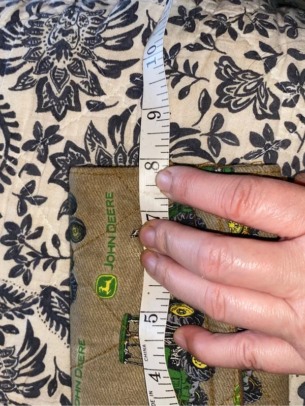 John Deere Quilted Rag Bag Camo Tractor Shoulder Purse Matching Wallet - Image 16