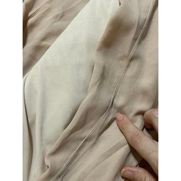 Show Me Your Mumu NWOT Shannon One Shoulder Formal Dress Maxi Size XS Dusty Blush Crisp - Image 13