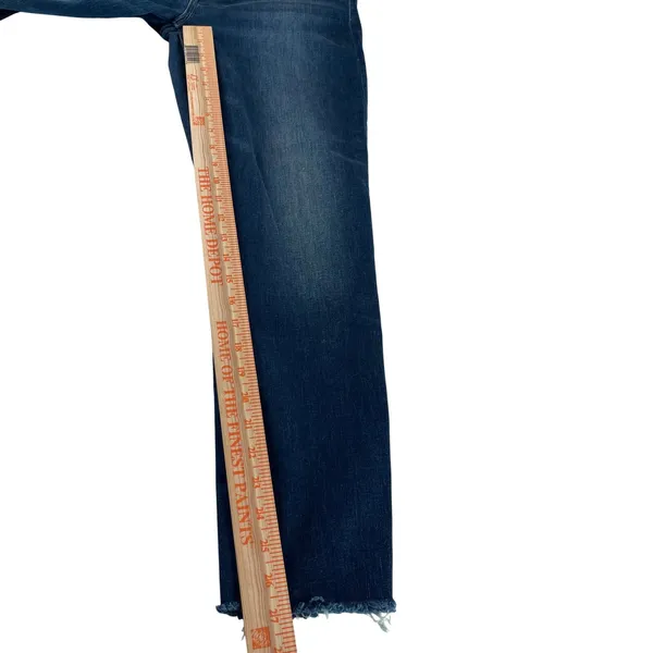 Lucky Brand Ava Skinny Jeans Women Size 10 30" x 30"‎ Dark Wash Distressed - Image 11