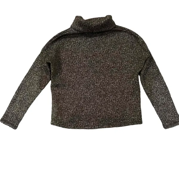 Columbia Sweater Womens Medium Brown Marled Cowl Neck Pullover Long Sleeve‎ - Image 4
