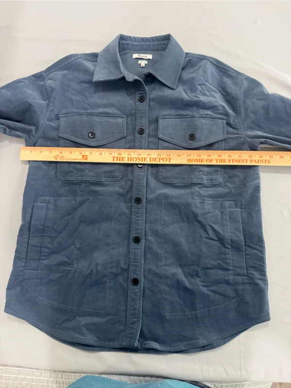 Madewell Corduroy Twill Oversized Shirt-Jacket Medium‎ - Image 6