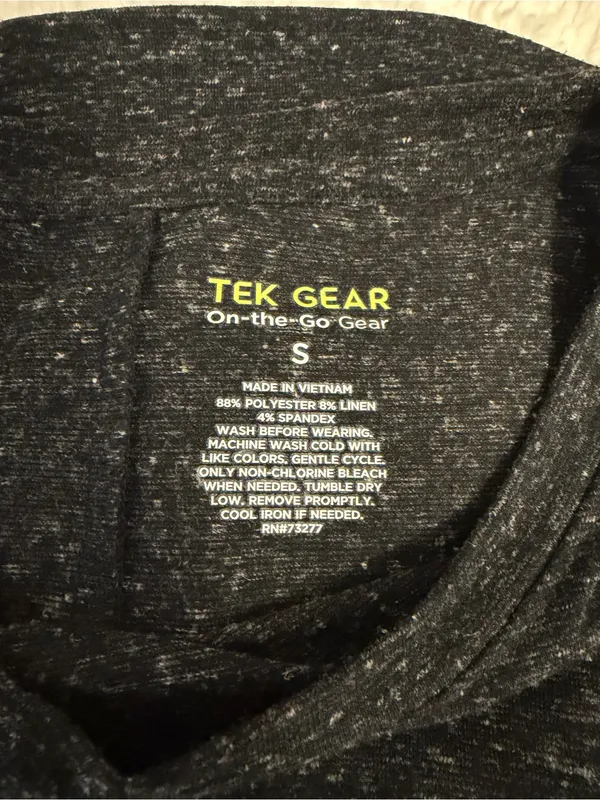 tek gear Long Sleeve Crewneck in Charcoal Heather - Image 4