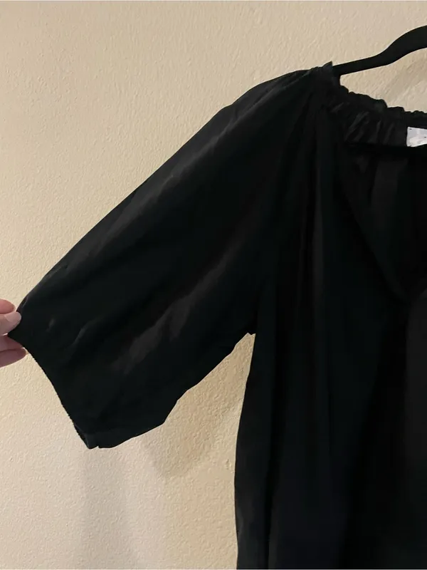 Xirena Black Puff Sleeves Jules Top Size Medium - Image 5