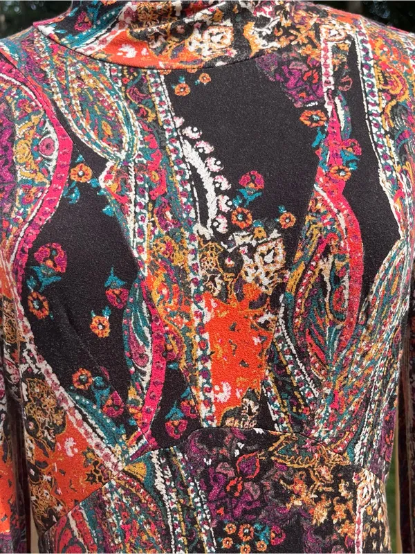 Free People All Dolled Up Long Sleeve Mini Dress Size M Boho Fairy Whimsigoth - Image 3