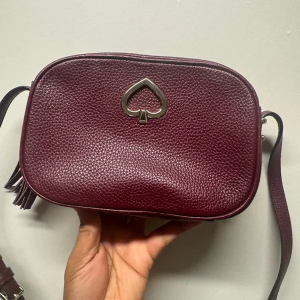 Kate Spade Burgandy Crossbody Bag - Image 4