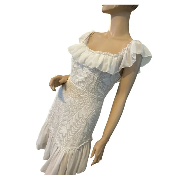 NWT Amelia BETTY DRESS Color White Sz‎ M - Image 7