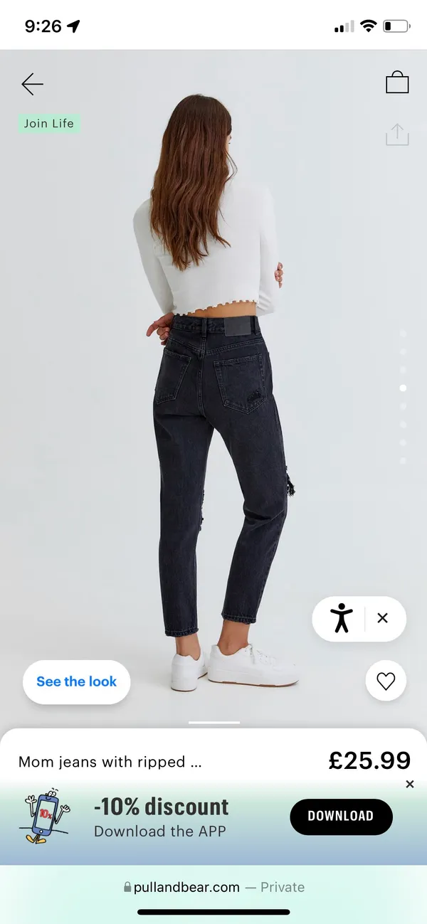 Distressed Mom Jeans - Image 2