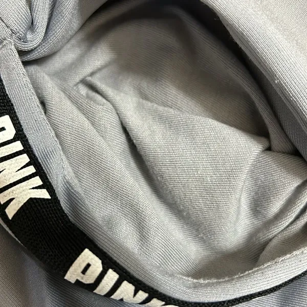 Pink Victoria’s Secret Gray High waist Track Pants(Size Small) - Image 10