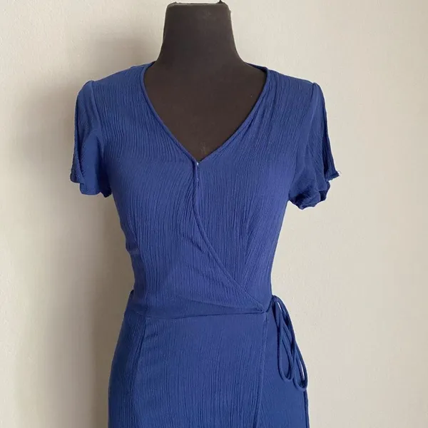 Lulus sz S‎ Cap sleeve wrap maxi summer dress - Image 5