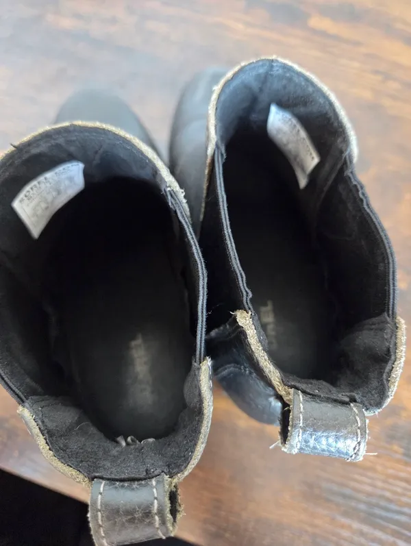 Sorel Joan Of Arctic Wedge II Chelsea Boot Quarry Dark Gray Pebbled Leather 8 - Image 9