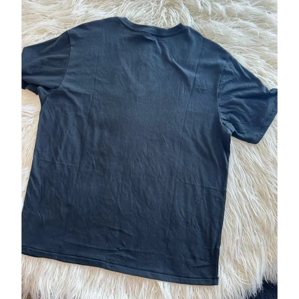 Skims Threadbare Cotton V-Neck T-Shirt Soot Size Large - Image 7