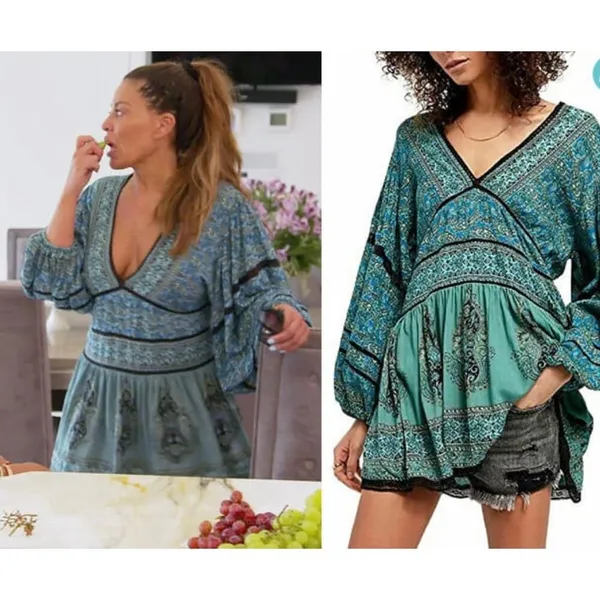 Free People Luna Scarf Print Tunic - Image 4