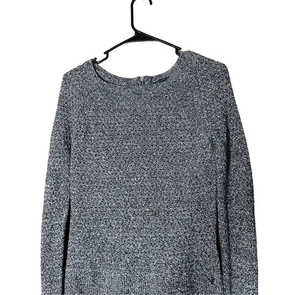 American‎ Eagle Gray Knit Sweater Size XS - Image 2