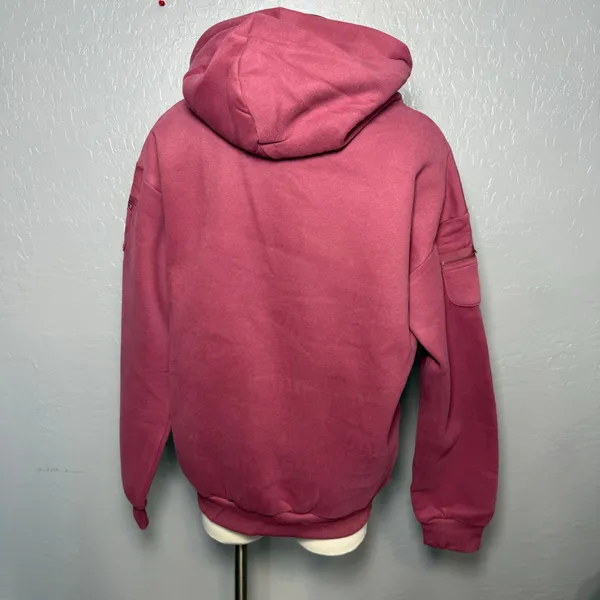 Comfrt Travel Essentials Hoodie, Berry, M Purple Size M - Image 3