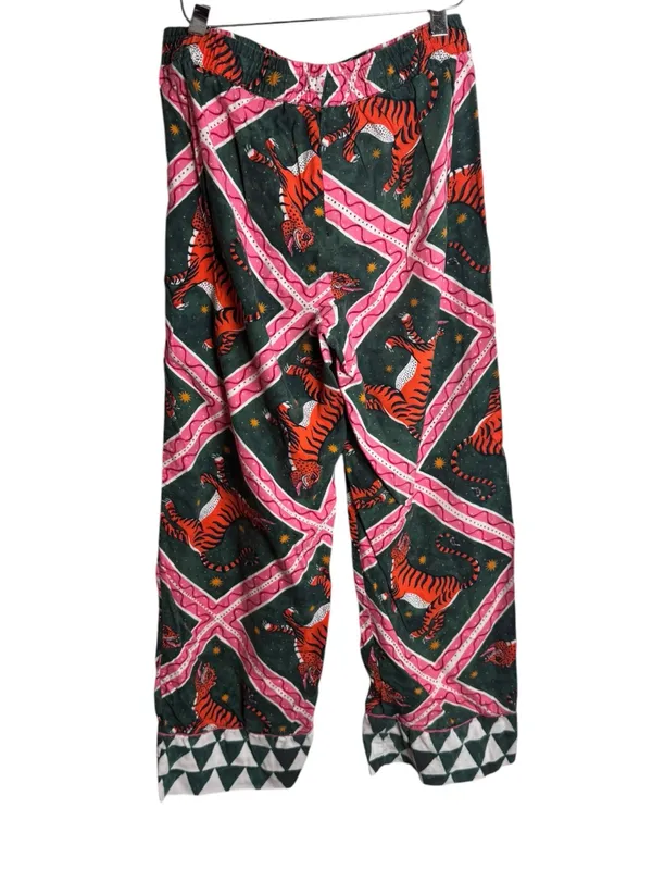 Anthropologie Corinne Lent Tigress Flannel Pajama Pants XS - Image 4