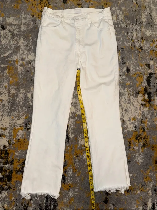 MOTHER The Hustler Ankle Fray Jeans Size 32 - Image 2