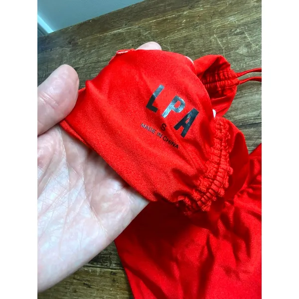 LPA Red Tia Top‎ and matching bottoms size small - Image 7