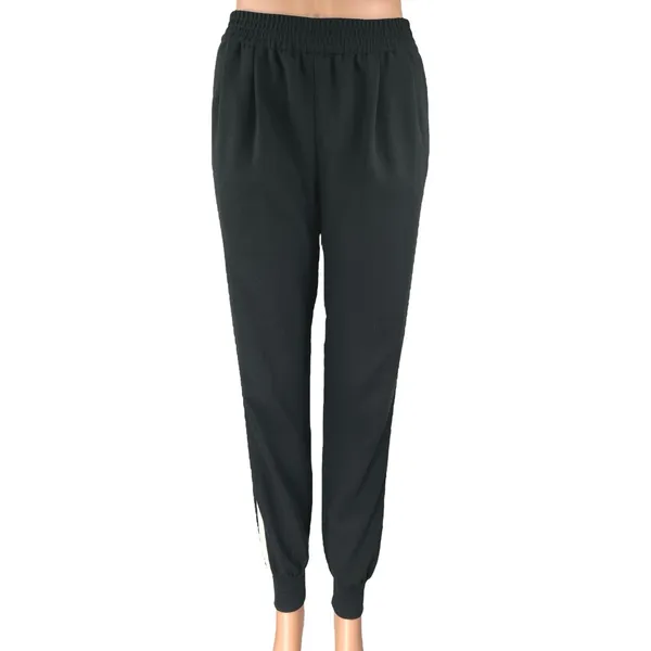 Joie Women Black White High Waisted Pull On Athletic Jogger Sweat Pants Size XS - Image 2