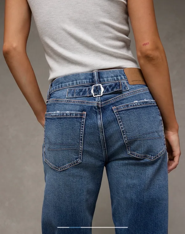 American Eagle Strigid Low-Rise Ex-Boyfriend Jean - Image 2