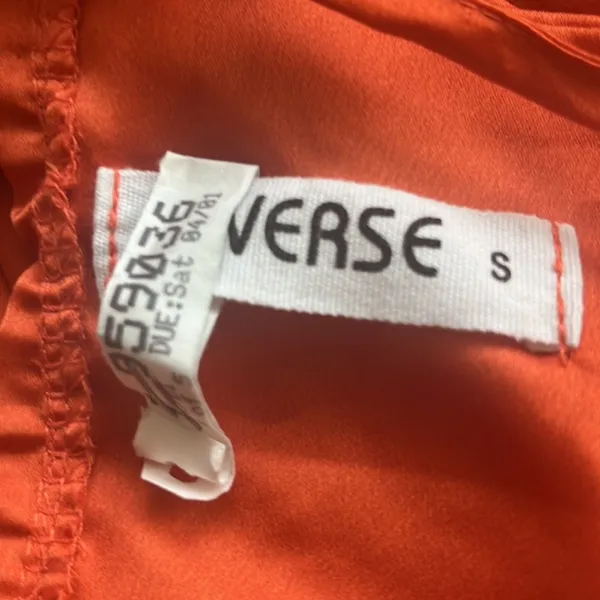 Reverse Stella Orange Midi Dress - Image 6