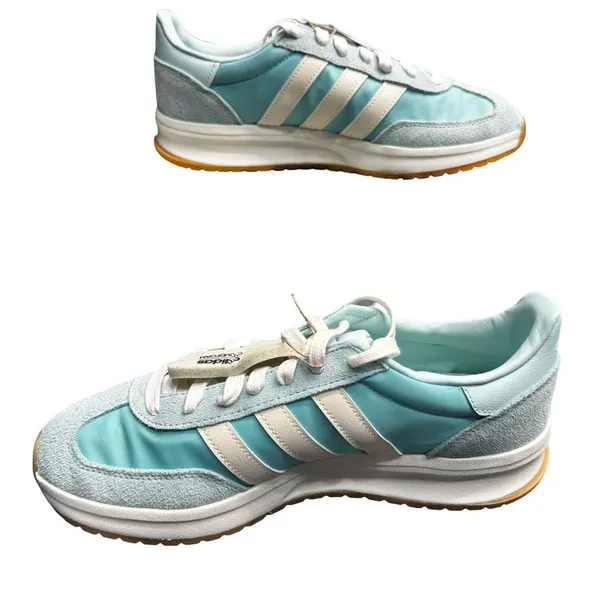 Adidas Run 70s 2.0 Women's 9.5 Light Blue White Retro Running Shoes BNIB - Image 3