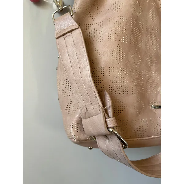Steve Madden Y2K Blush Pink Embossed Pattern Crossbody Shoulder Bag - Image 3