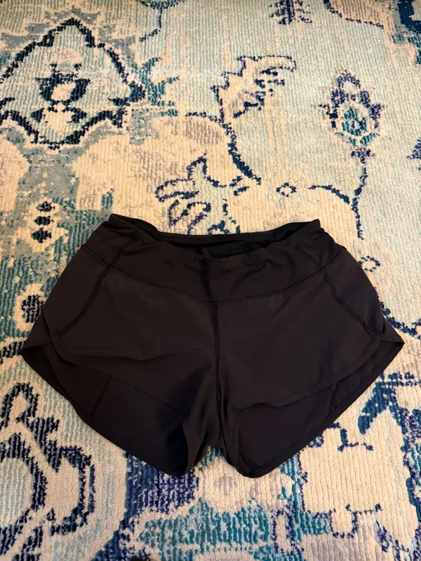 Lululemon Black Speed Up Shorts - Image 3