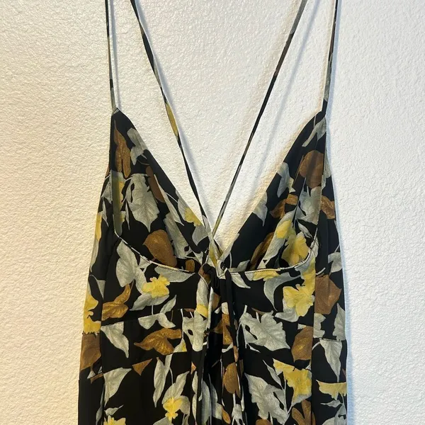Anthropologie beautiful Black Floral Dress - Image 3