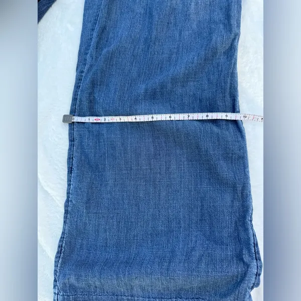 Abercrombie & Fitch Women's‎ Wide-Leg Chambray Pants Size XS – Paperbag Waist - Image 7