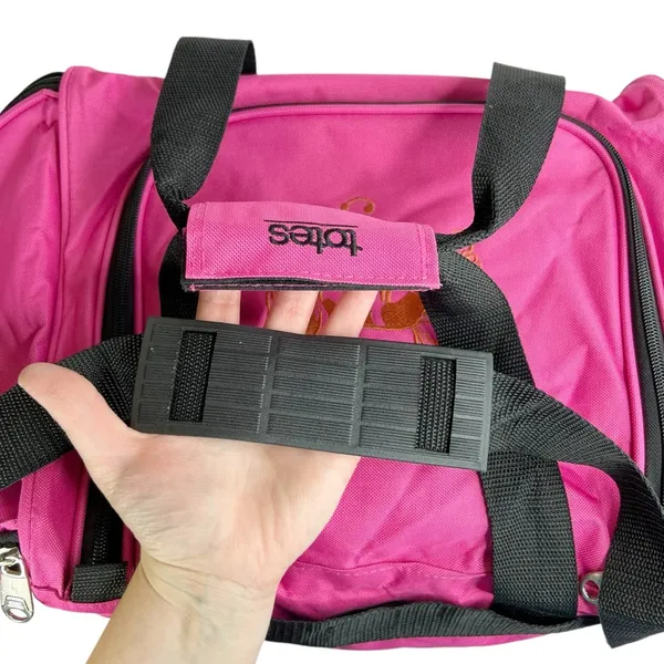 NWT Totes Isotoner Bright Pink Travel Carry On Duffle Bag Luggage - Image 8