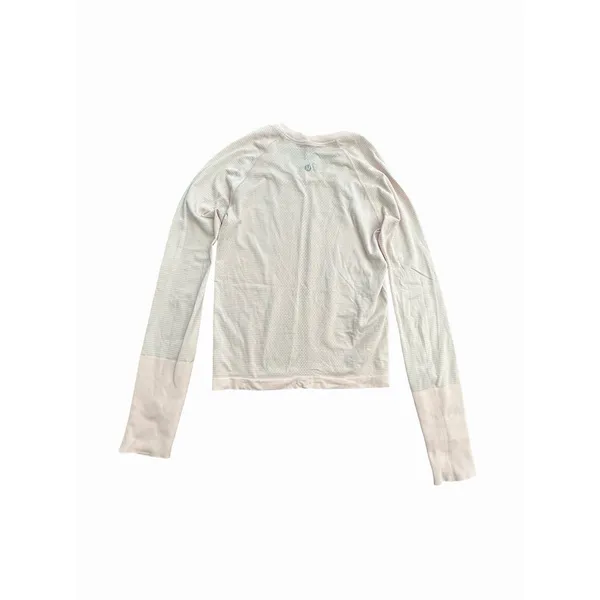 Lululemon Swiftly Tech Cropped‎ Long Sleeve Womens Size 4 Pink Activewear #HH2-6 - Image 8