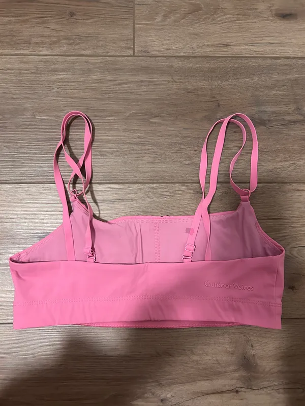 Outdoor Voices Pink Sports Bra - Image 2