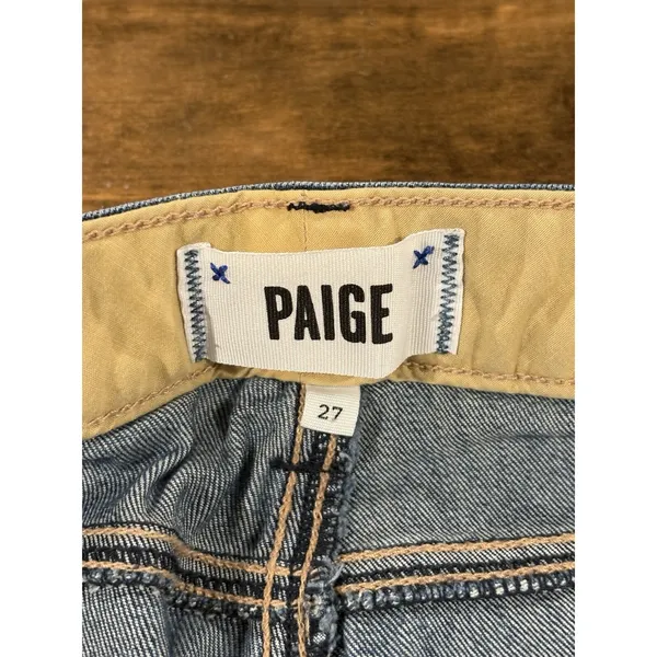 Paige Skyline Skinny Jeans Women's Size 27 Blue Denim - Image 13