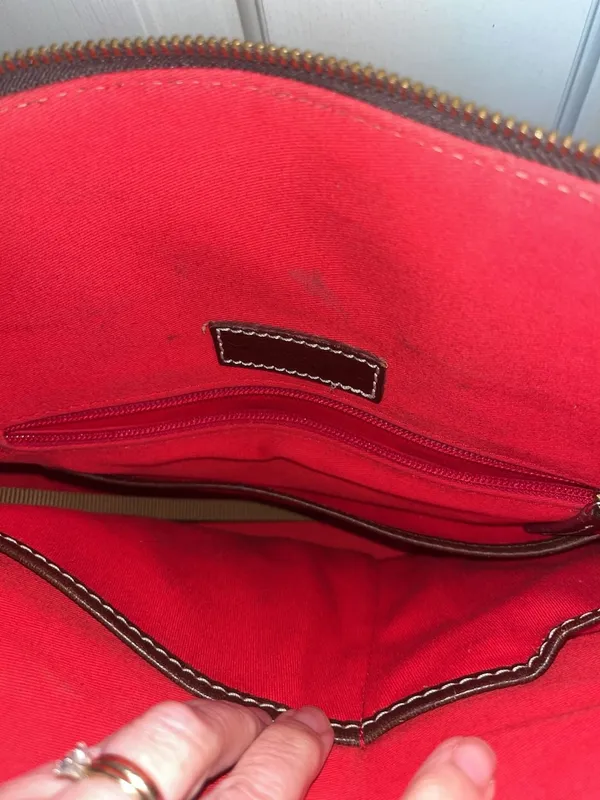 Dooney & Bourke Pebble Grain Leather Satchel with Crossbody Strap - Image 6