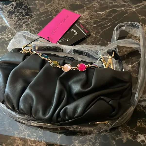 Betsy Johnson Party Black Shoulder Bag - Image 6