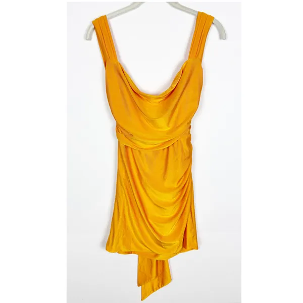 Lucy in the Sky Melina Ruched bodycon mini dress Size Medium - Image 3