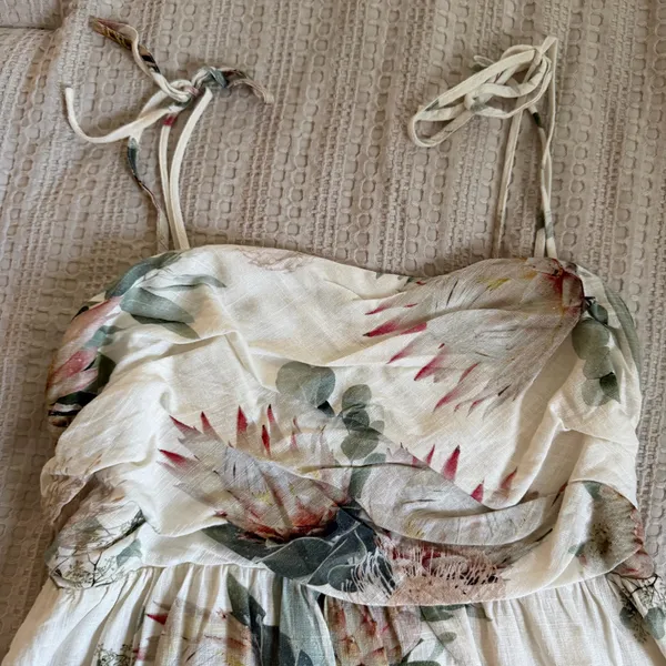Express Floral Sundress Mini Spaghetti Strap - Image 2