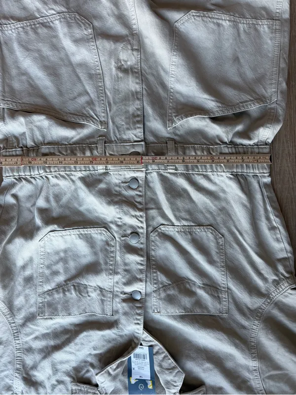 Universal Thread Cream Utility Jumpsuit with‎ Patch Pockets - Image 5
