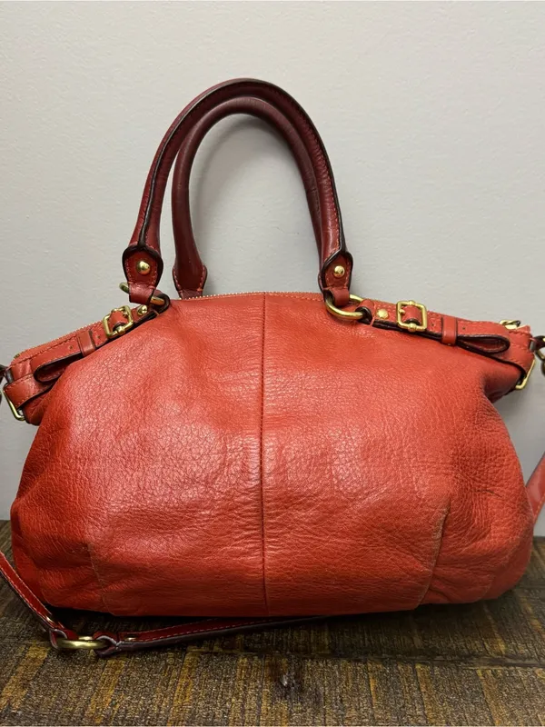 Coach Madison Sophia Bag Burnt Orange Purse Handbag - Image 5