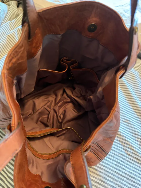Kooba Shoulder Bag Brown Leather - Image 3