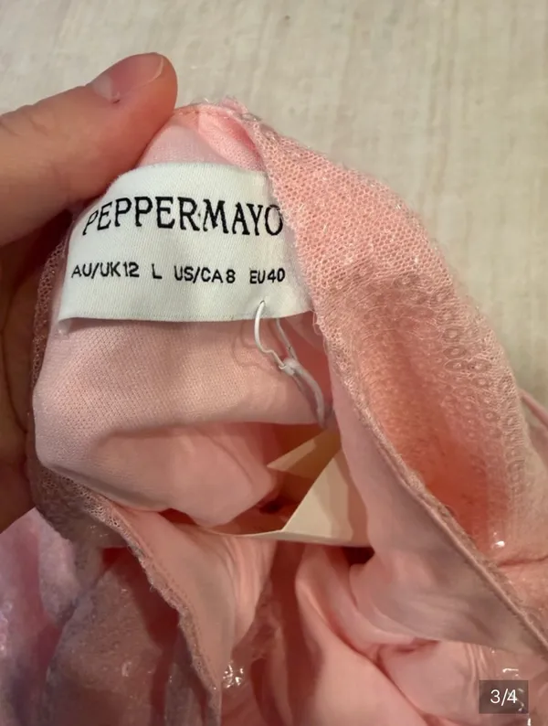 Peppermayo sequin Mini Dress Pink - Image 4