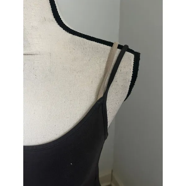 Esprit Y2K Double Strap Cami Top Medium Brown Basic Tank Minimalist Neutral 90s - Image 4