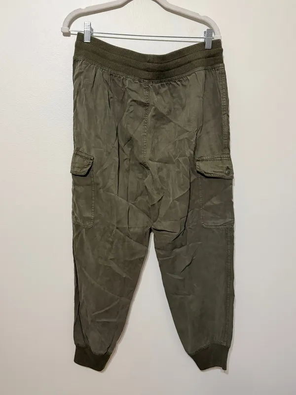 Aerie Cargo Joggers Size Medium Green Pants Women’s Comfy Casual - Image 6