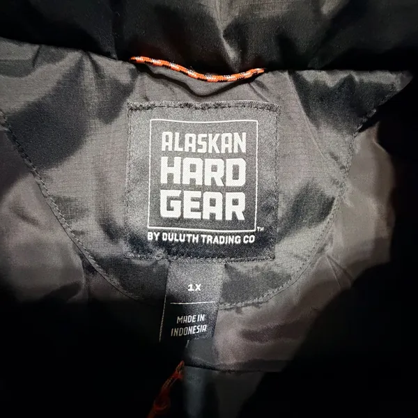 Alaskan Hardgear Duluth Trading Co Womens Puffer Vest Black Quilted AKHG 1X - Image 7