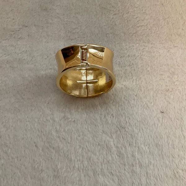 Gold Cuff Rustic Cuff - Image 5